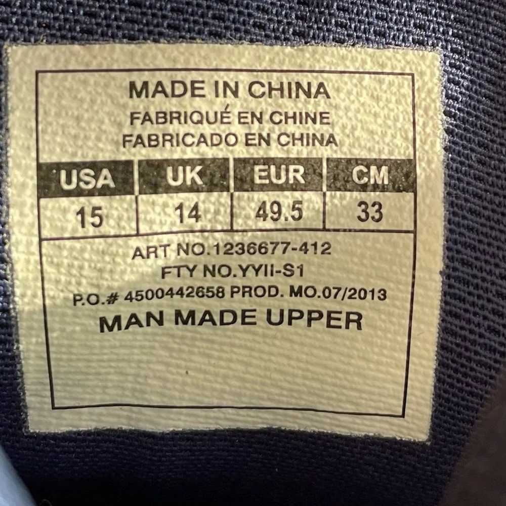 Under Armour Team Highlight MC Men US 15 Blue Green Cleats 1237036-414 NEW - Picture 11 of 11